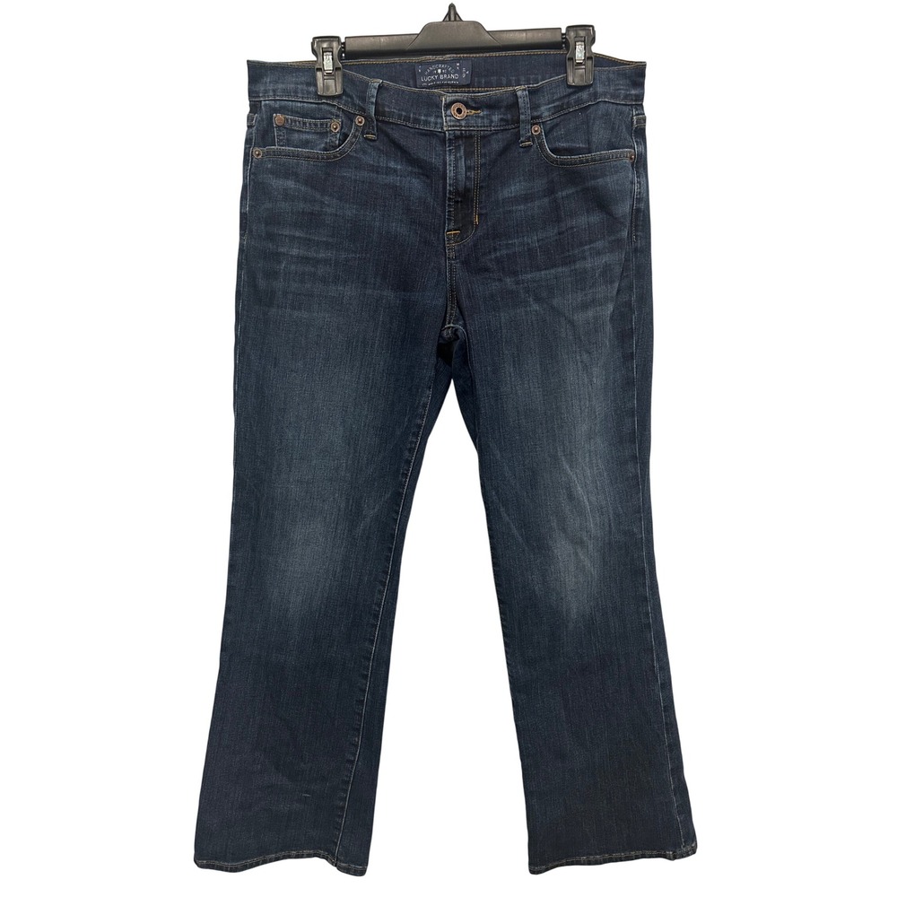 Lucky Brand Sweet Boot Women 12/31 Dark Wash Denim Bootcut Jeans Stretch